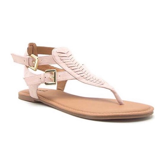 Boho Woven Thong Strap Sandal - Picture 3 of 5